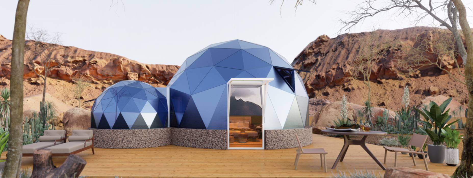 喀什市球形智能光伏玻璃星空房